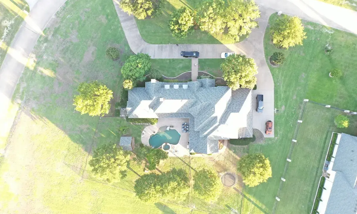 New shingle roof installation on a home in Burleson